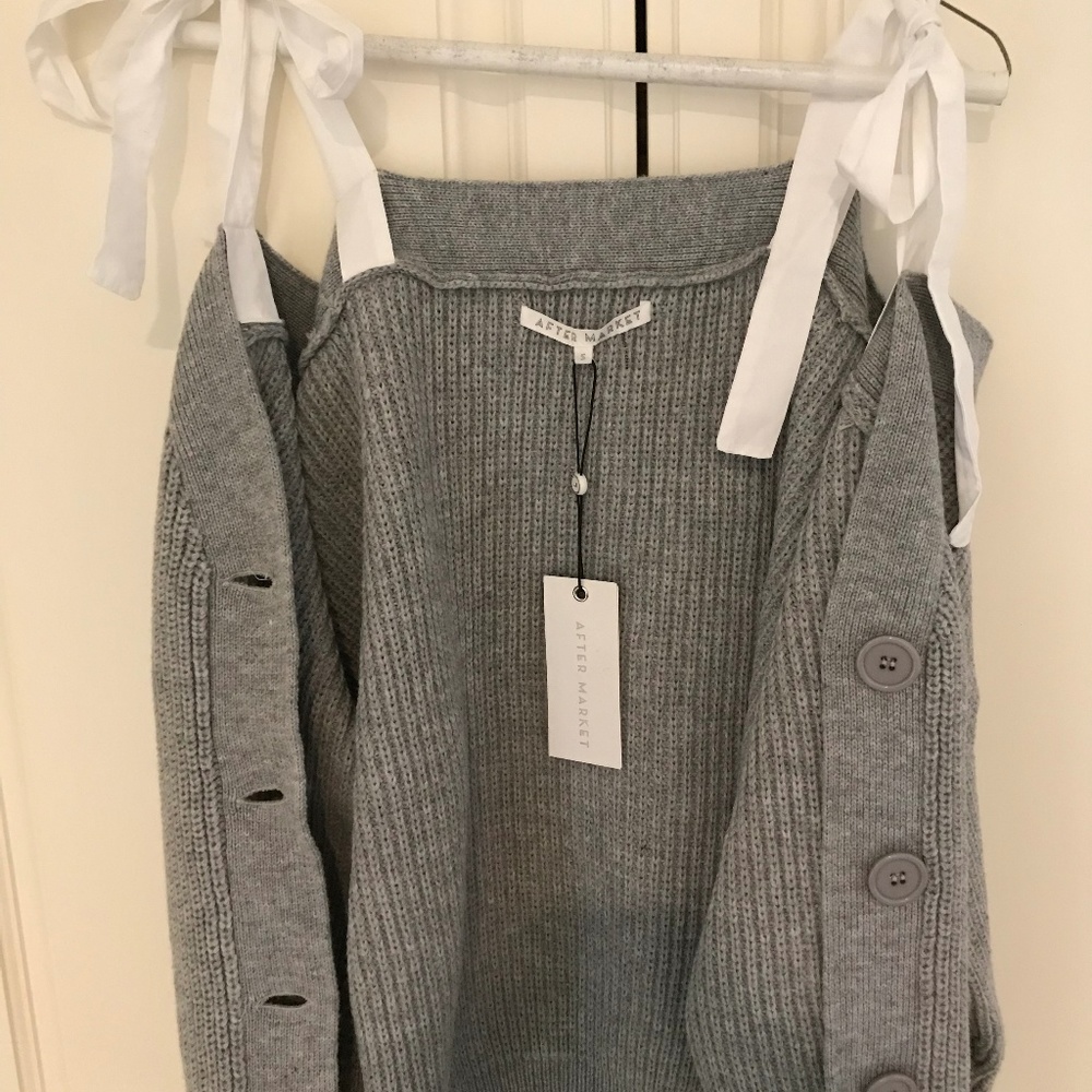 Brand New Necessary Clothing Gray Sweater